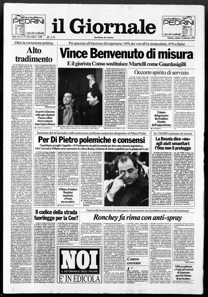 Il giornale : quotidiano del mattino